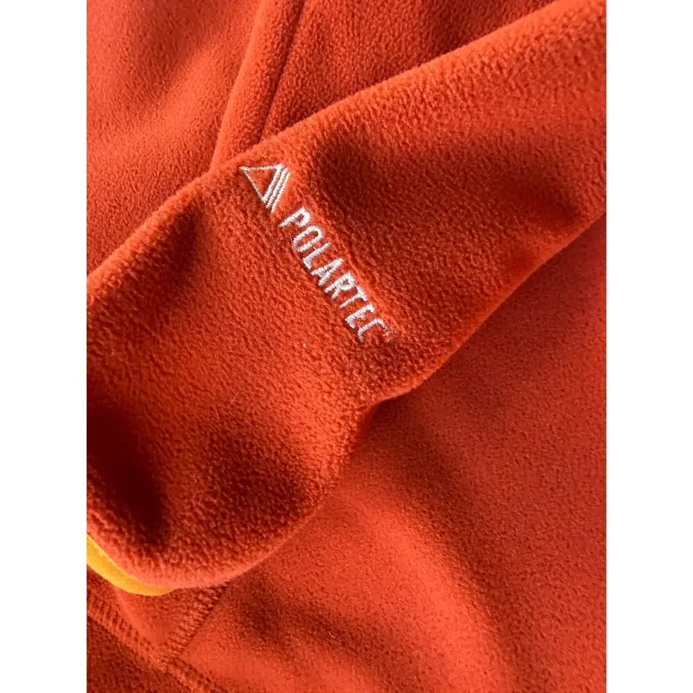 L.L.Bean Men’s Small Full Zip Fleece Jacket Burnt Orange Outdoor Fall